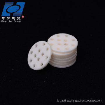 white alumina ceramics chip with holes